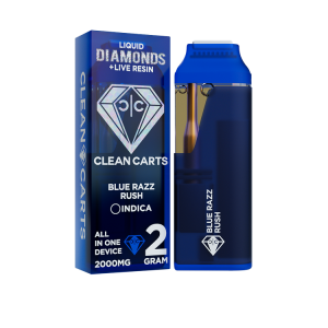 clean carts BLUE RAZZ RUSH
