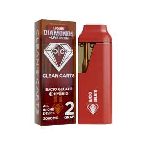 clean carts bacio gelato 2g