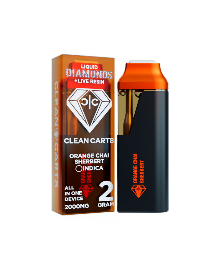 clean carts ORANGE CHAI SHERBERT