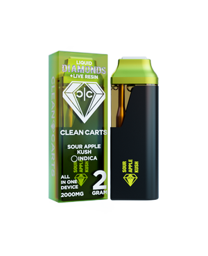 CLEAN CARTS SOUR APPLE KUSH