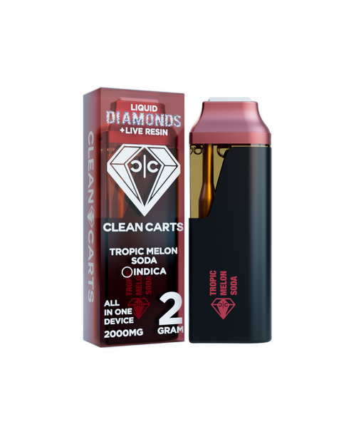 CLEAN CARTS TROPICAL MELON SODA