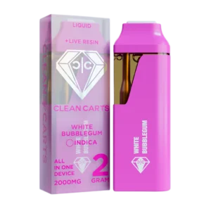 clean carts WHITE BUBBLEGUM