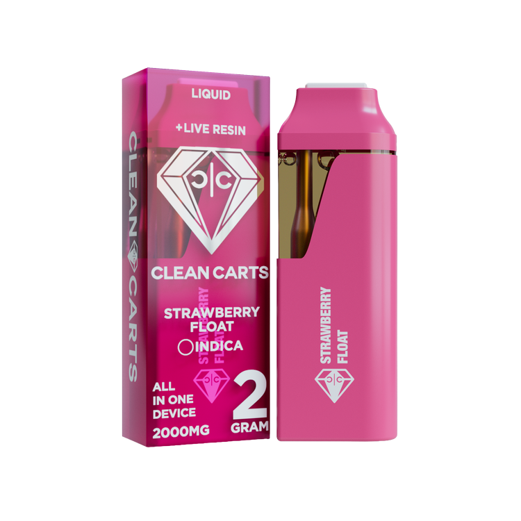 clean carts STRAWBERRY FLOAT